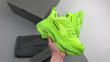 Load and play video in Gallery viewer, Balenciaga Triple S Clearsole Fluo Yellow
