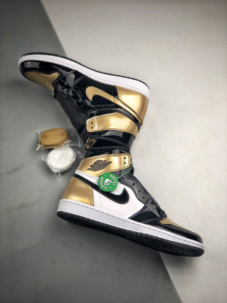 Air Jordan 1 Retro High NRG Patent Gold Toe