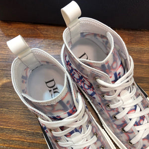 Dior B23 High Top Red Blue Oblique