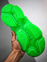 Load image into Gallery viewer, Balenciaga Triple S Neon Green Clear Sole
