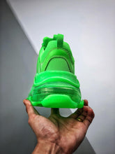 Load image into Gallery viewer, Balenciaga Triple S Neon Green Clear Sole
