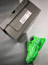 Load image into Gallery viewer, Balenciaga Triple S Neon Green Clear Sole
