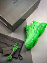 Load image into Gallery viewer, Balenciaga Triple S Neon Green Clear Sole
