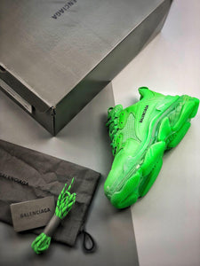 Balenciaga Triple S Neon Green Clear Sole