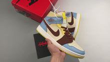 Load and play video in Gallery viewer, Air Jordan 1 Mid SE Fearless Maison Chateau Rouge
