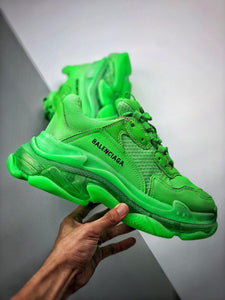 Balenciaga Triple S Neon Green Clear Sole