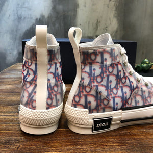 Dior B23 High Top Red Blue Oblique