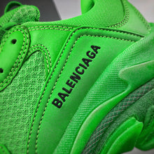 Load image into Gallery viewer, Balenciaga Triple S Neon Green Clear Sole
