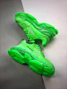 Balenciaga Triple S Neon Green Clear Sole