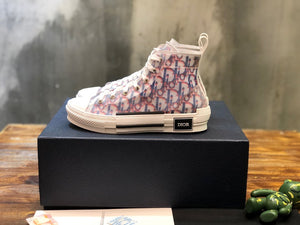 Dior B23 High Top Red Blue Oblique