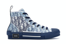 Load image into Gallery viewer, Dior B23 High Top Blue Oblique
